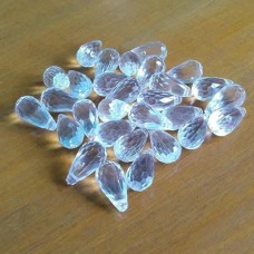 Gota Facetada 18x10 mm Cristal Acrílico 25g aprox. 30 unidades