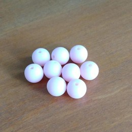 Bola 10 mm Acrílico rosa fosco 25 g
