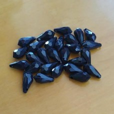 Pingente 13x6 mm Acrílico Preto 25 gramas