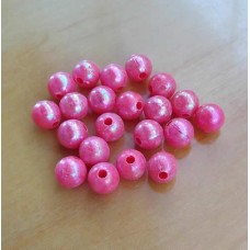 Bola 08 mm vermelho boreal acrílico 25 g