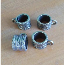 Caneca 20x12 mm níquel 4 unidades