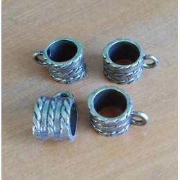 Caneca 20x12 mm níquel 4 unidades