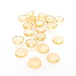 Chaton Redondo Laranja Claro 8 mm 25  unidades