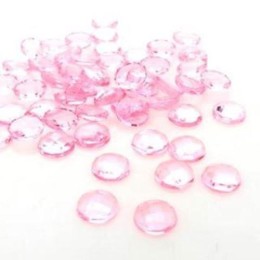 Chaton Redondo Rosa 8 mm 25  unidades