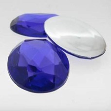 Chaton Oval Tanzanite 30x40 mm 5  unidades