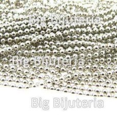 Corrente Ferro Bola Níquel 1.5 mm 1 metro