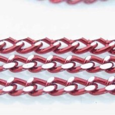 Corrente Alumínio Vermelho 3x5 mm 1 metro