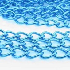 Corrente Alumínio Azul 9x14 mm 1 metro