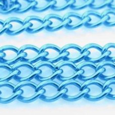 Corrente Alumínio Azul 5x7 mm 1 metro