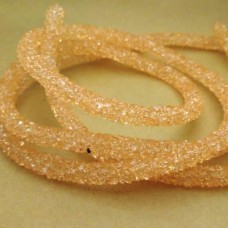 Cordão de Strass Laranja 6 mm 1 Metro