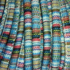 Cordão Étnico Mix Azul Claro 5 mm 1 metro