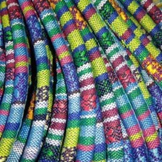 Cordão Étnico Mix Azul 5 mm 1 metro