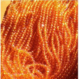 Cristal 06 mm laranja 50 unidades