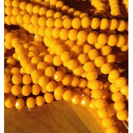 Cristal 10 mm laranja 50 unidades