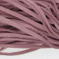 Cordão de  Camurça 4 mm Rosa 5 metros