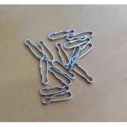 Fecho Mosquetão 13x4 mm Niquel 1000 unidades