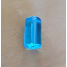 Murano 20x11 mm azul traparente uma unidade