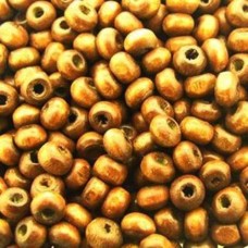 Madeira Marrom Claro 4 mm disco 25 g aprox. 2.100 Unidades