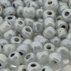 Miçanga Cinza 6/0 50 g aprox. 650  unidades