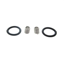 Mola Níquel e Silicone Preto para óculos 10  unidades