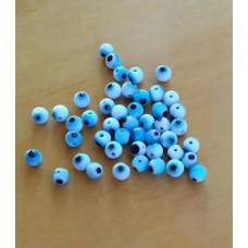 Murano Olho Grego 04 mm Azul 12 unidades