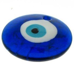 Murano Olho Grego Azul 80 mm 1  unidade