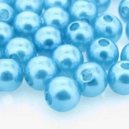 Pérola ABS Azul 04 mm 25 g aprox. 600  unidades