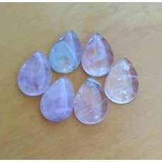 Chaton gota 15x10 mm Pedra ametista uma unidade