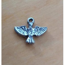 Pingente 13x15 mm Divino espito santos níquel velho uma unidade