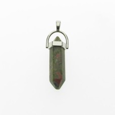 Pingente de Pedra 40x13 mm Unaquita 1 Unidade