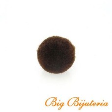 Pompom Marrom Camurça 25 mm 1  unidades