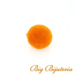 Pompom Laranja Camurça 25 mm 1  unidades