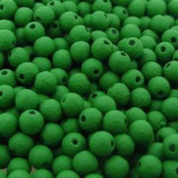 Bola 12 mm Resina Verde Fosco 10 g 10 unidades