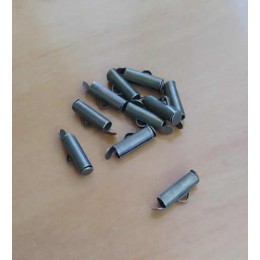 Terminal 13x06 mm para fio chato Ouro Velho em ferro 10 unidades