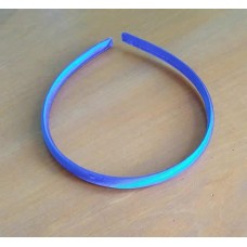 Tiara 10 mm em acrilico Azul encapada uma unidade