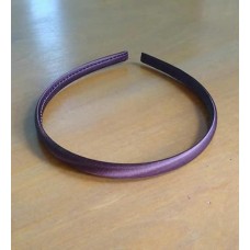 Tiara 10 mm em acrilico Marrom encapada uma unidade