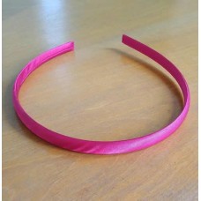 Tiara 10 mm em acrilico Vermelha encapada uma unidade