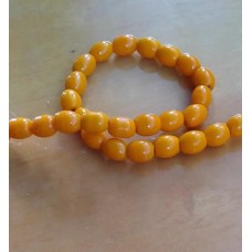 Azeitona 06x08 mm Laranja Vidro fio com aprox. 26 unidades