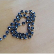 Strass SS13.5 Jet ouro velho um metro