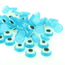 Acrílico Chaton Olho Grego Azul Claro 06 mm 25 unidades