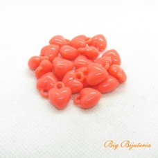 Acrílico chiclete 12 mm coração 25 gramas