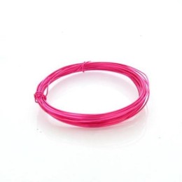 Arame 0.8 mm Pink em Alumínio 5 metros