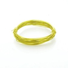 Arame 0.8 mm Verde Limão em Alumínio 5 metros