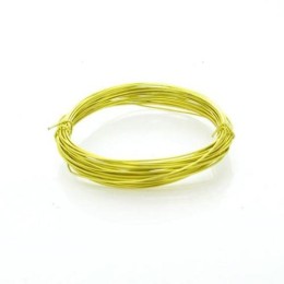 Arame 0.8 mm Verde Limão em Alumínio 5 metros