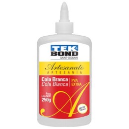 Cola branca PVA extra 250 gramas artesanato 1 unidade