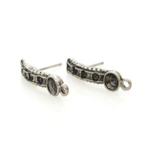 Base de Brinco Grafite 25x05 mm 1 Par