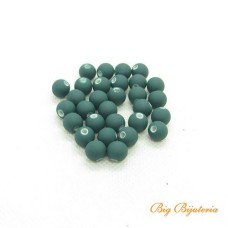 Bola 08 mm emborrachada verde pastel escuro 25 g aprox. 82 unidades