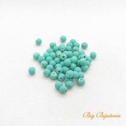 Bola 06 mm emborrachada turquesa 25 g aprox. 197 unidades