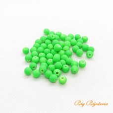 Bola 06 mm emborrachada verde neon  25 g