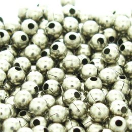 Bolinha de Metal Latão Níquel 4.5 mm 10 g aprox. 50  unidades